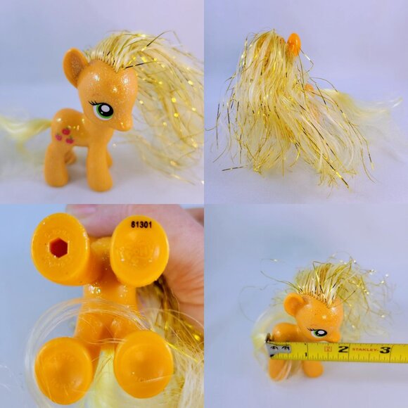 My Little Pony Lot Pinkie Pie Apple Jack Belle Button Coco Pommel Shoe Shine Sta - Picture 5 of 16